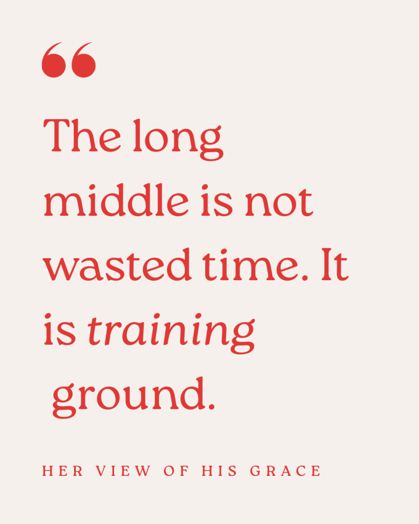 Grace to trust, trusting God in the middle.